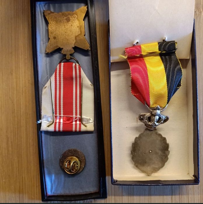 Dwa medale za zasługi.