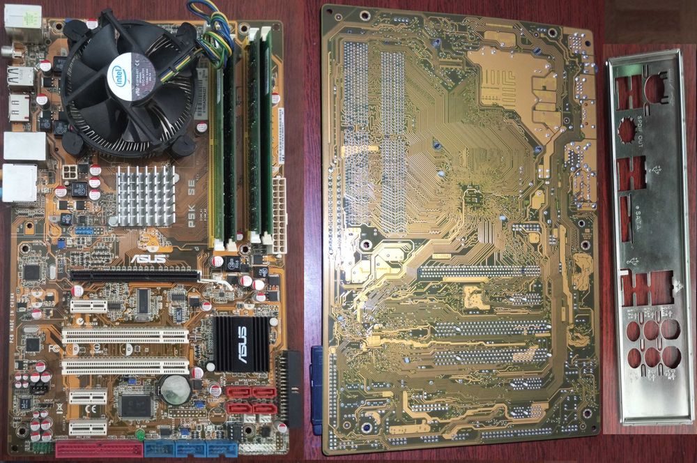 AsusP5K SE,IntelCoreE8400,ПамятDDR2 800,ВидеокартSapphireRadeonHD3750