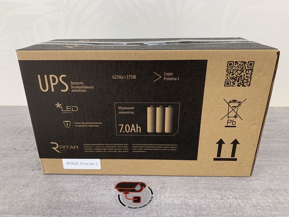 ХИТ 375Вт ИБП бесперебойник стабилизатор для компьютера ноутбука