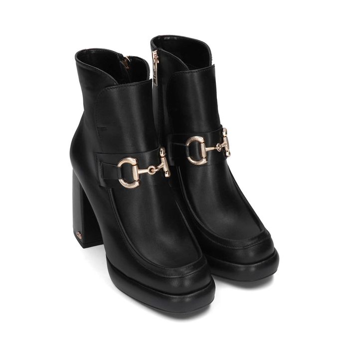 NOWE! Botki damskie CheBello 4259 skóra naturalna, na wysokim obcasie!