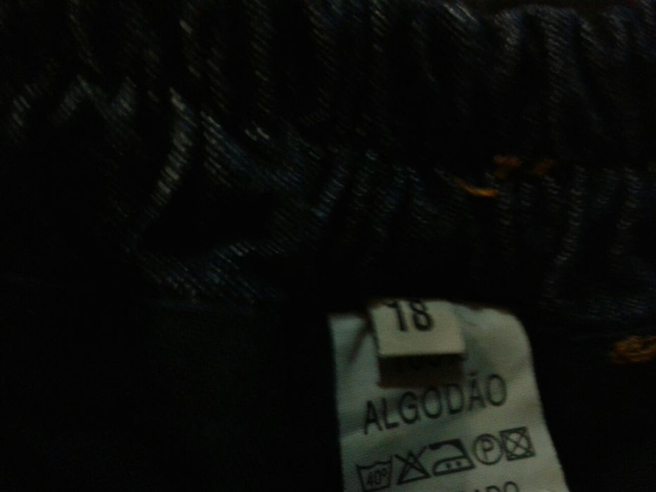 Calças ganga forradas