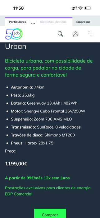 Bicicleta  Eletrica Nova