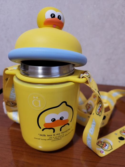 Дитячий термос для їжі, напоїв. Термочашка