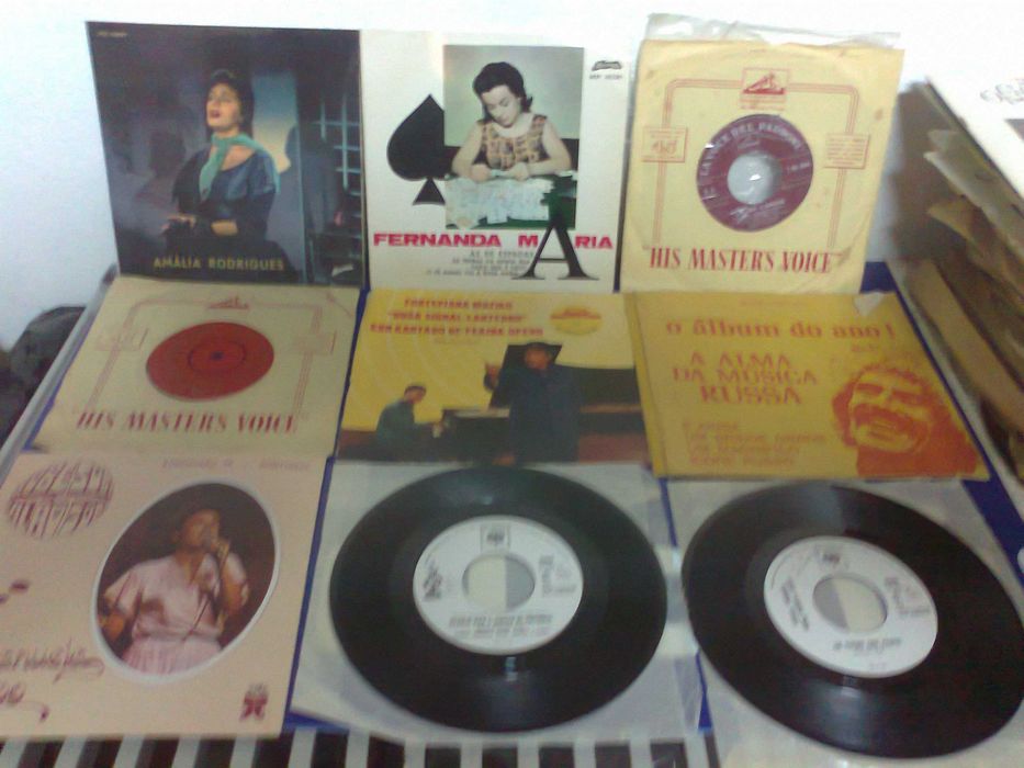 Discos de vinil antigos