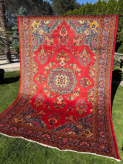 Nowy Dywan Vintage Kaszmirowy Perski Iran Keshan 320x210 galeria 21 tyś