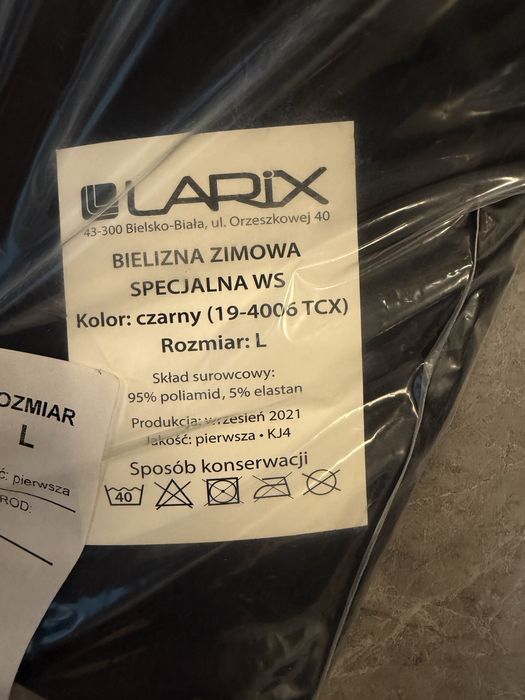 Bielizna zimowa specjalna WS