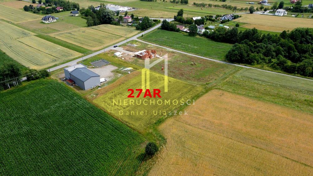 Działka budowlana z projektem domu, Umieszcz, Gm. Tarnowiec, 27ar - Widok 2