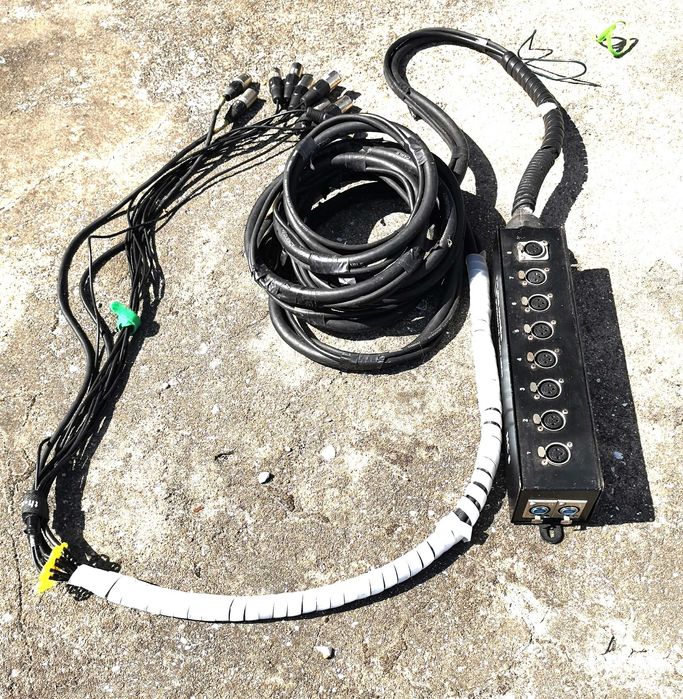 Mesa Mistura Soundcraft Spirit Folio 16  F1 - 100   e Multicabo