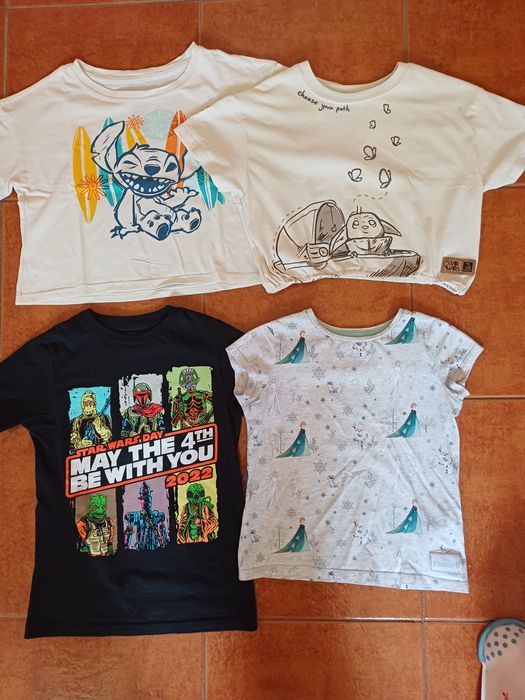 T-shirts oficiais da Disneyland Paris