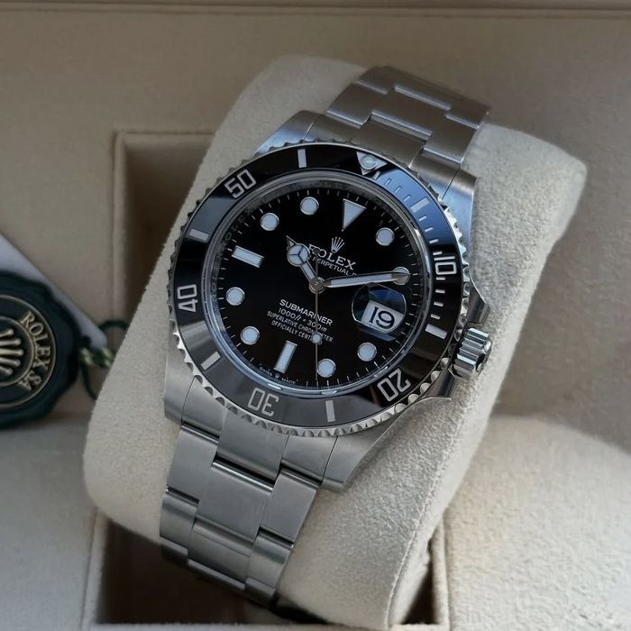 Годинник Rolex Submariner 41 Date чоловічий механічний / Часы Ролекс Субмарин мужские механика / наручний годиник