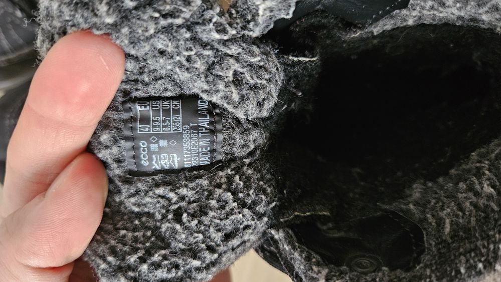 Buty zimowe kozaki Ecco 40