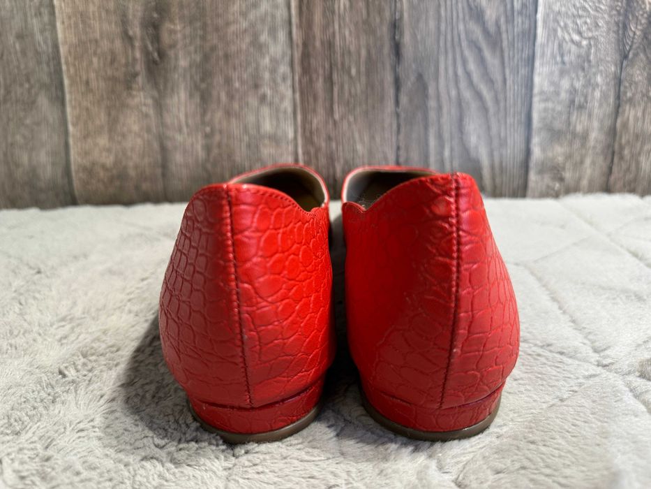 Buty damskie czerwone baleriny tamaris 41