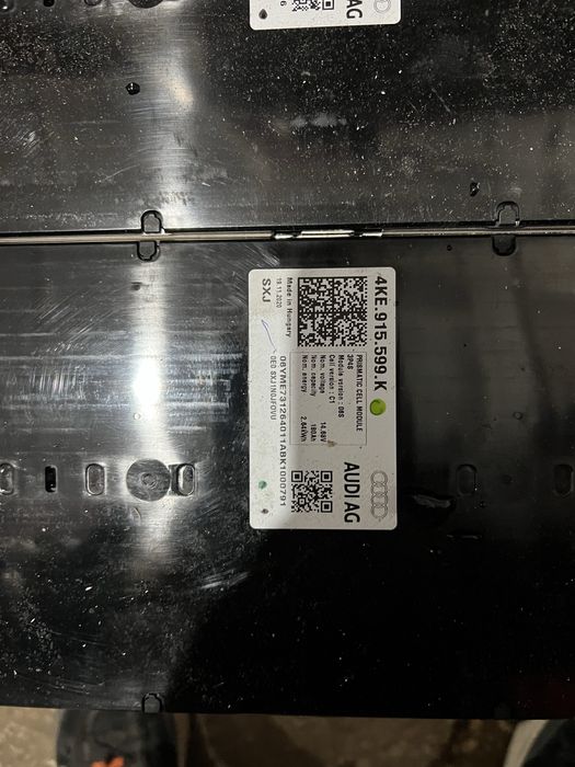 Ячейки батареї комірки модулі i pace e-tron батарея Jaguar Audi розбір