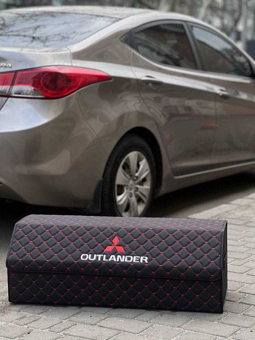 ПОСИЛЕНИЙ! Органайзер в авто, сумка в багажник, автокейс, еко шкіра