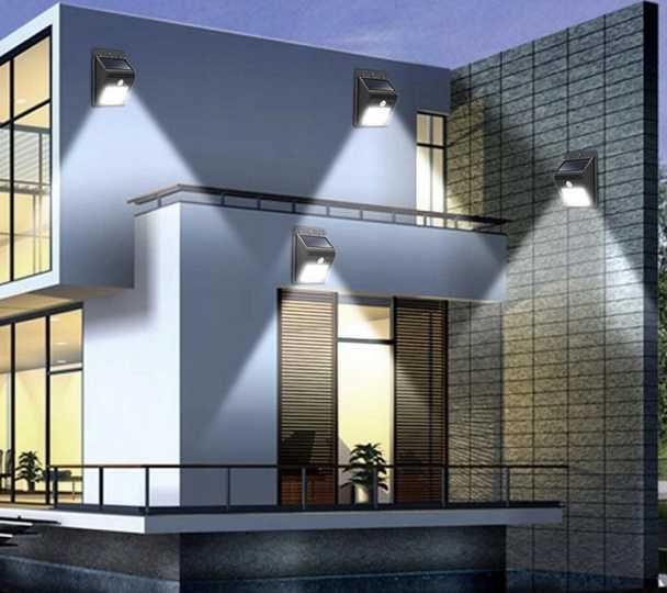 Halogen Lampa solarna NOWA 20 LED z czujnikiem ruchu I zmierzchu