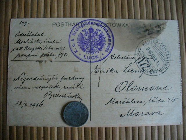 Pocztówka Warszawa 1916r