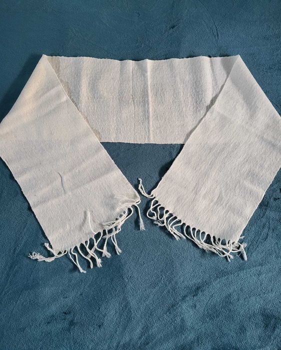 Cachecóis inverno vermelho e branco