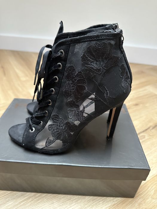 Buty na obcasie , 37, czarne