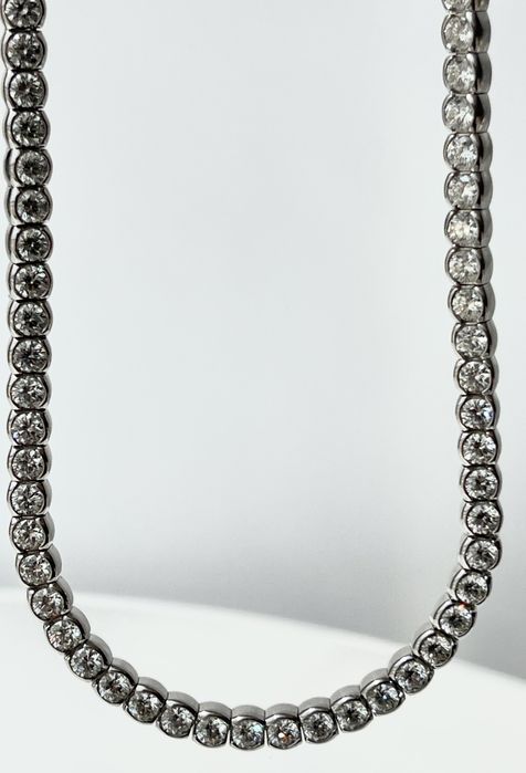 Бриллиантовое тенисное колье