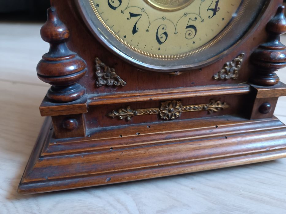 Gabinetowy Zegar JUNGHANS Secesja / Eklektyzm 1890