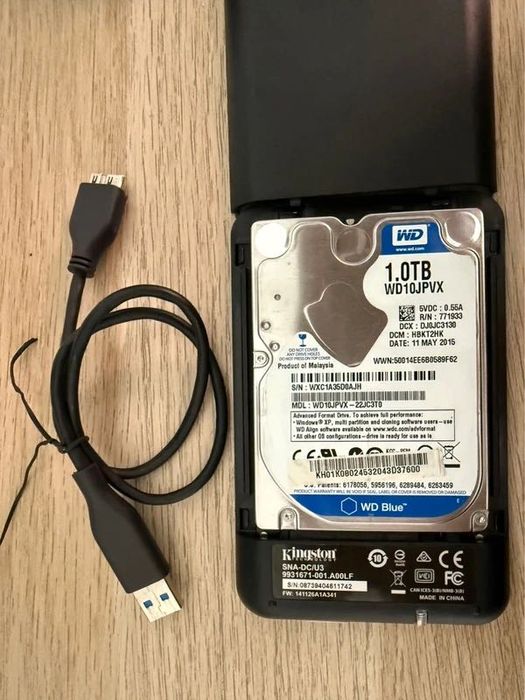 Disco interno & externo WD 1 TB