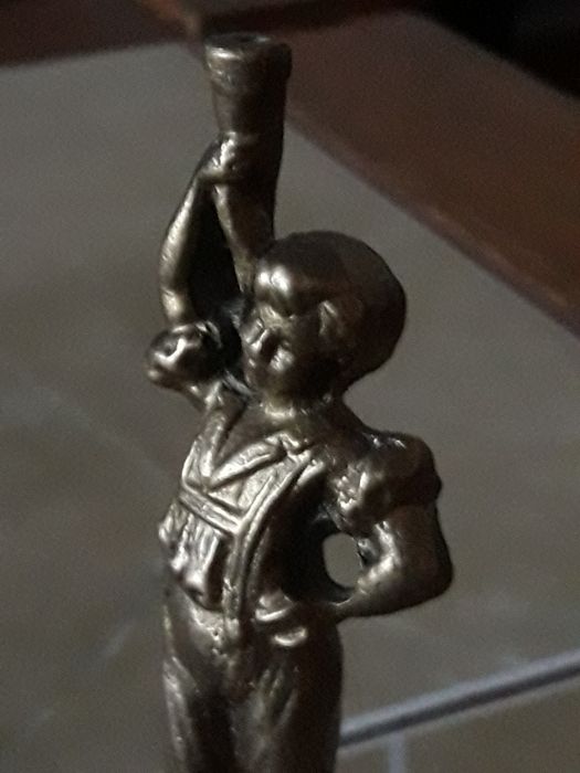 Figurka z brązu/ mosiądzu