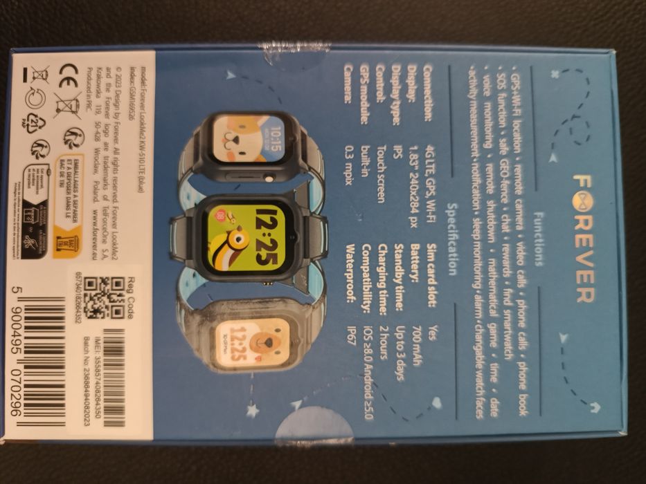 Zegarek Smartwatch Look Me!2 Forever dziecięcy