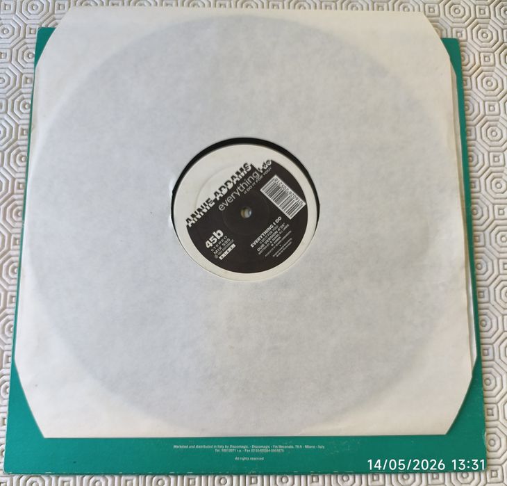Annie Addams - Everything I Do (I Do It For You) 12" Vinil