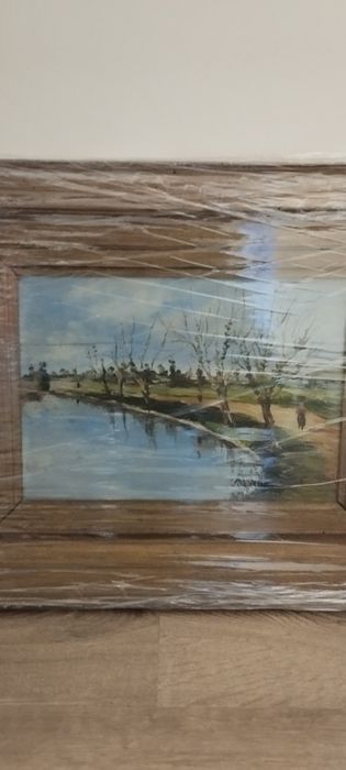 Quadro pintura a oleo