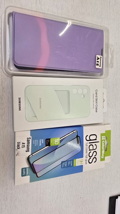 Чохол та скло на Samsung A15