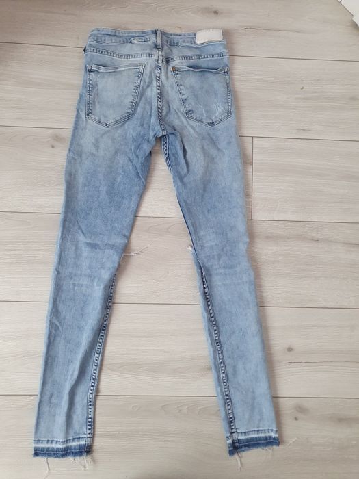 Jeansy spodnie jeansowe rurki H&M  r S