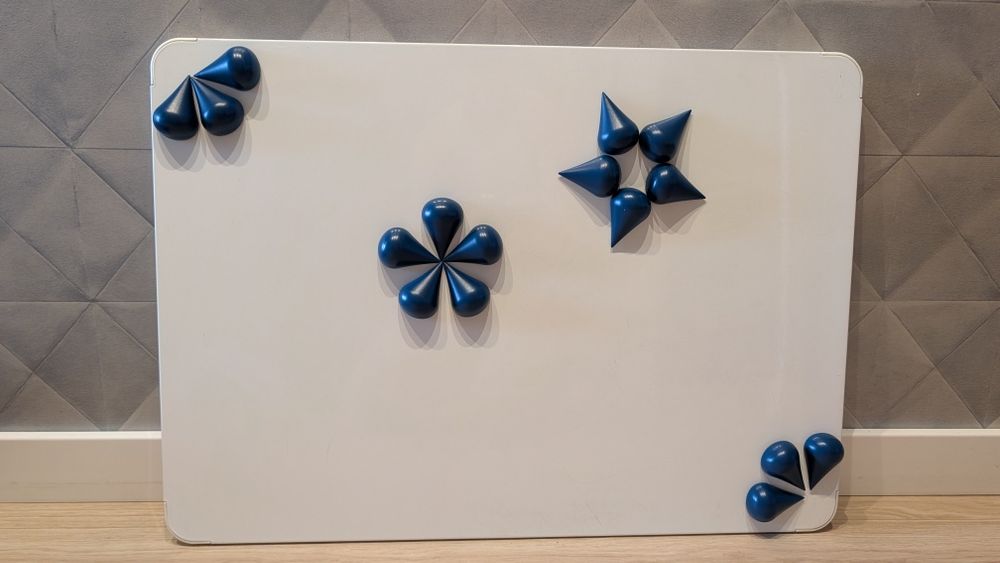 Tablica magnetyczna biała Ikea, 70x50, magnesy do tablicy
