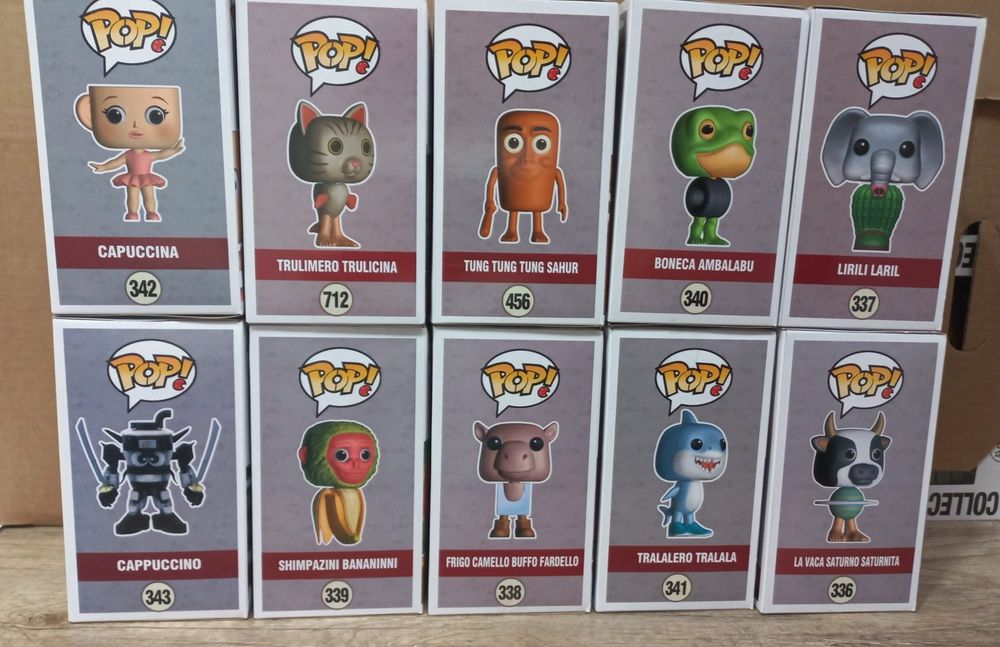 Conjunto coleção brainrot 10 figuras novas em caixa