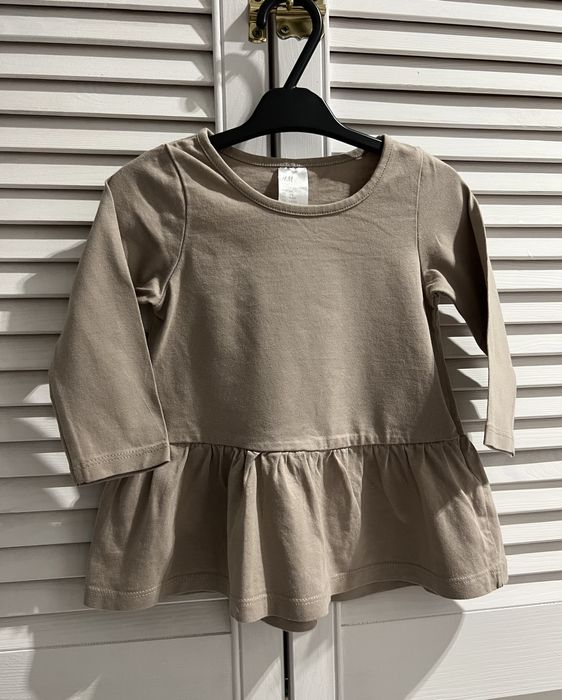 Bluzka z długim rękawem H&M baskinka r.68