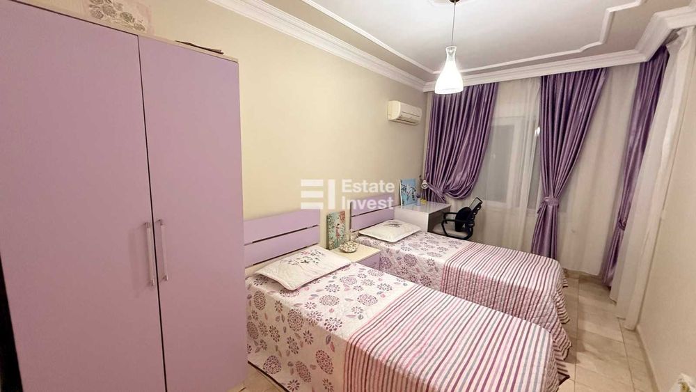 Довгострокова оренда великої квартири 100 кв.м. в районі Оба, Аланія