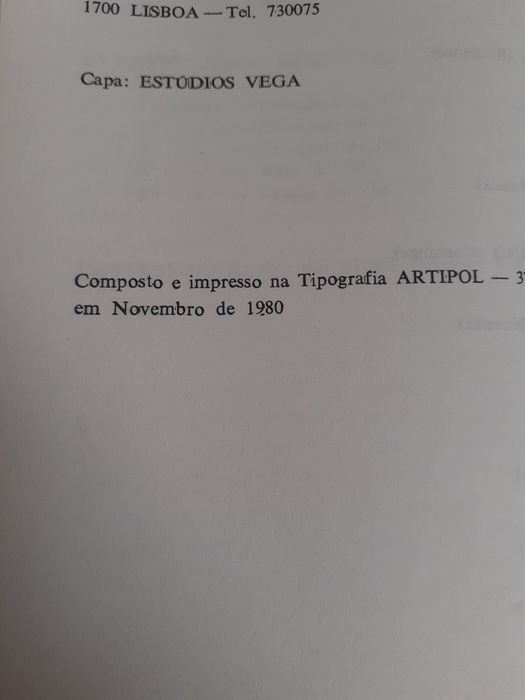 A. Lobo Antunes, conhecimento do inferno,  1 edição