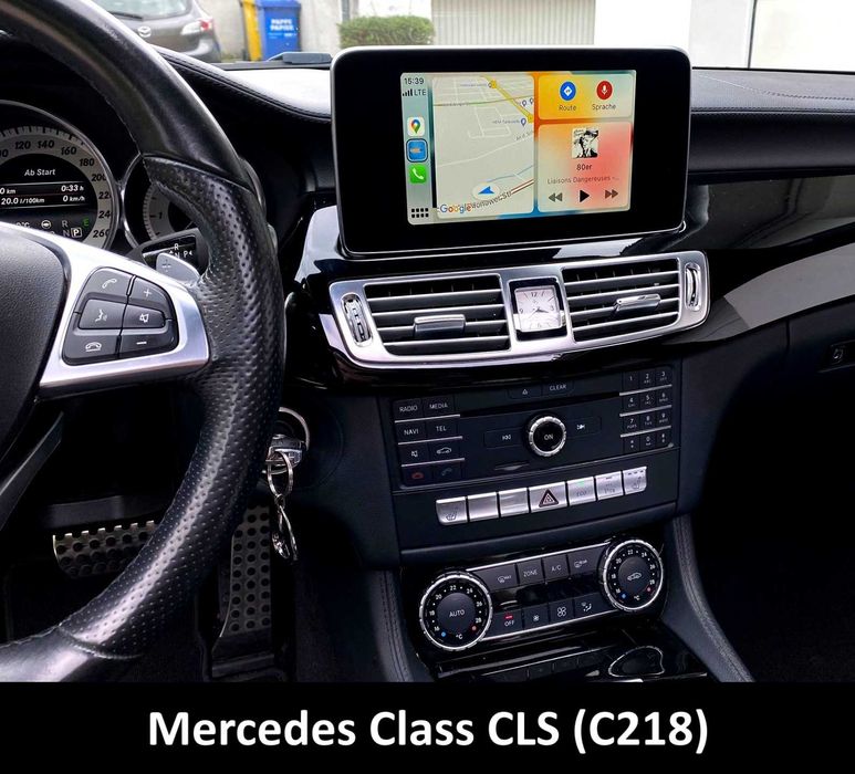 BOX Módulo Apple Carplay • Android • Mercedes Classe A B C E CLA GLA