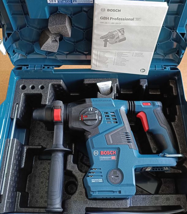 Młotowiertarka Bosch GBH 18V-28 C w zestawie z walizką L-Boxx 238 .