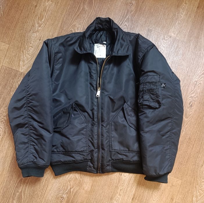 Чорний Бомбер CWU 45 type alpha industries