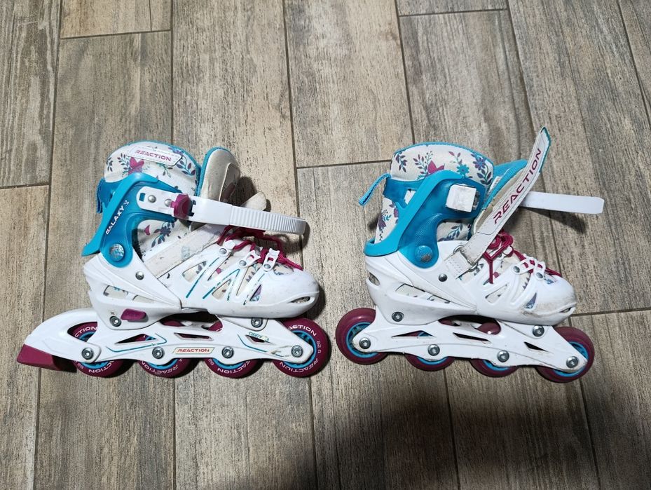 Ролики дитячі Reaction р. 32-35 +захист+ шолом + сумка