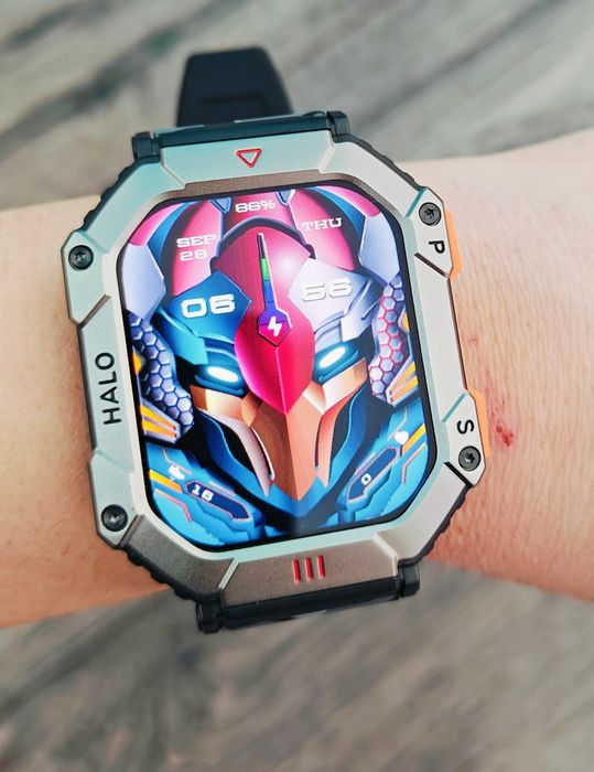 Nowy męski zegarek smartwatch wojskowy inteligentny