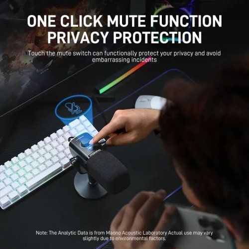 Динамічний мікрофон MAONO XLR/USB з кріпленням модель PD100XS