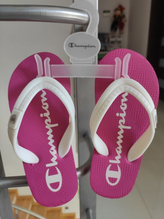 Klapki japonki champion nowe dla dziewczynki wkładka 18cm
