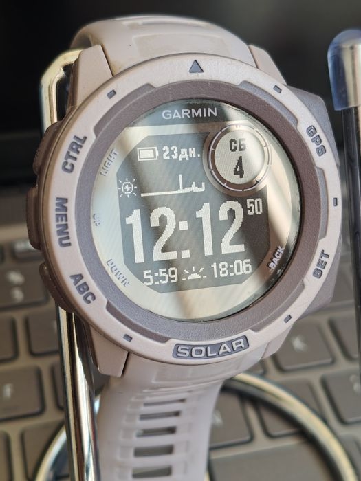Garmin instinct solar фіолетовий