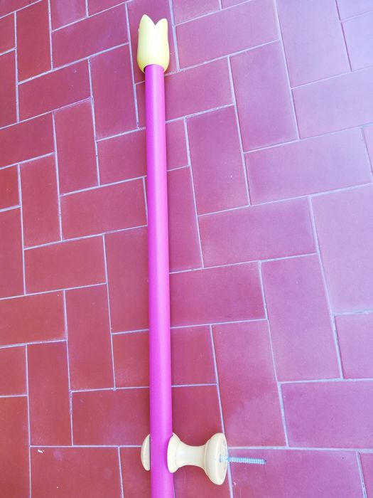 Varão rosa para cortinado