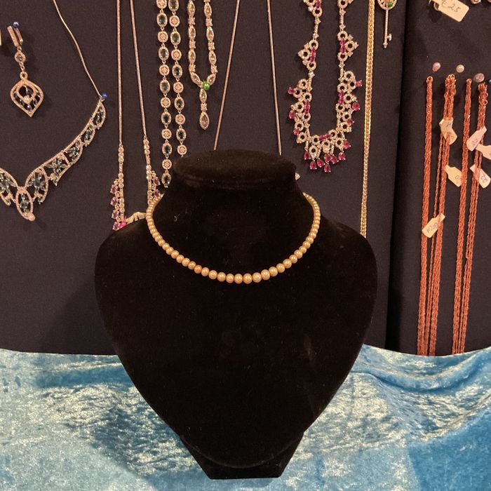 Colar pérolas vintage