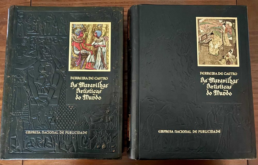As Maravilhas Artísticas do Mundo – Ferreira de Castro 2 volumes