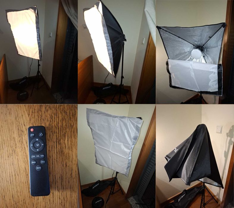 Kit Profissional para YouTube / Video – Luzes, Tripés e Teleprompter