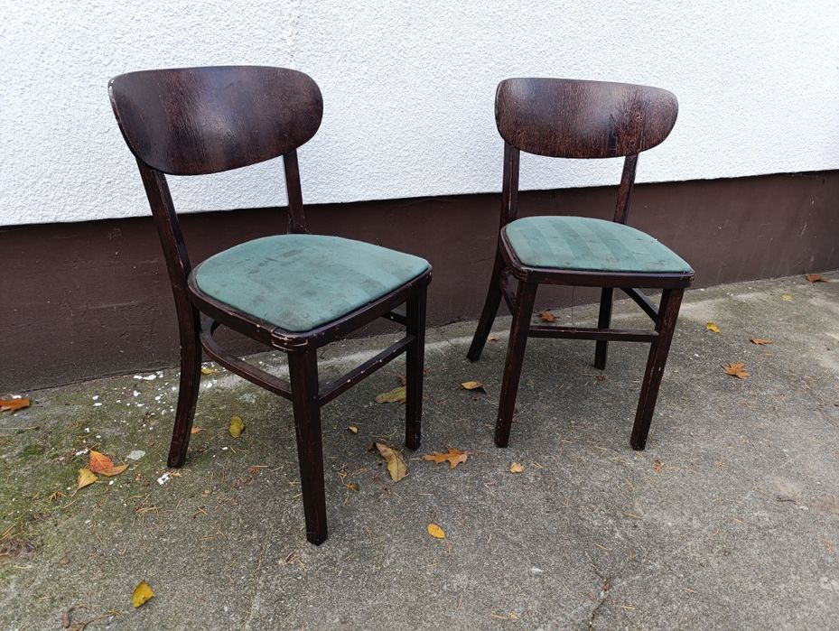 Krzesła gięte nogi  2 sztuki