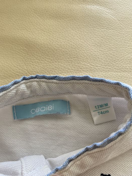 Комплект футболка  шорты кепка 74-80 obaïbi